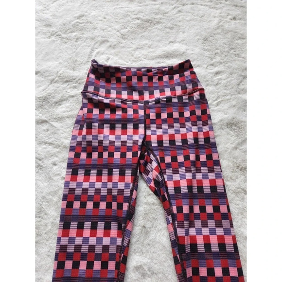 NWOT Free People FP Movement Ashford Lose Control Leggings Size XS Plaid - Picture 5 of 13